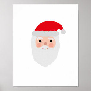 Poster de arte del Ilustracion Santa Painting Joll