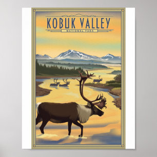 Poster de arte del Parque Nacional del Valle de Ko