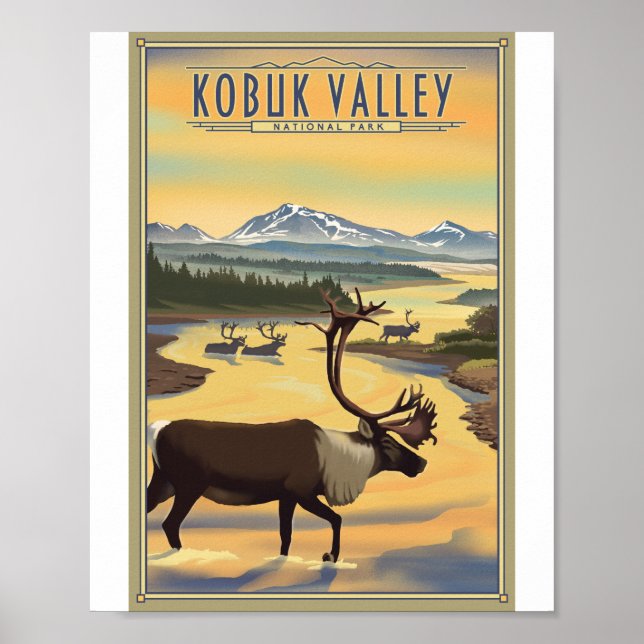 Poster de arte del Parque Nacional del Valle de Ko (Frente)