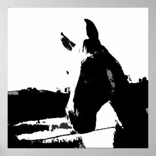 Poster de arte del pop del caballo