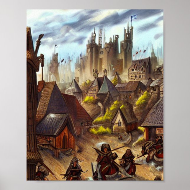 Poster de arte digital Fantasy del Reino #06 (Frente)