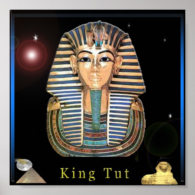 Poster de arte digital King tut (Frente)
