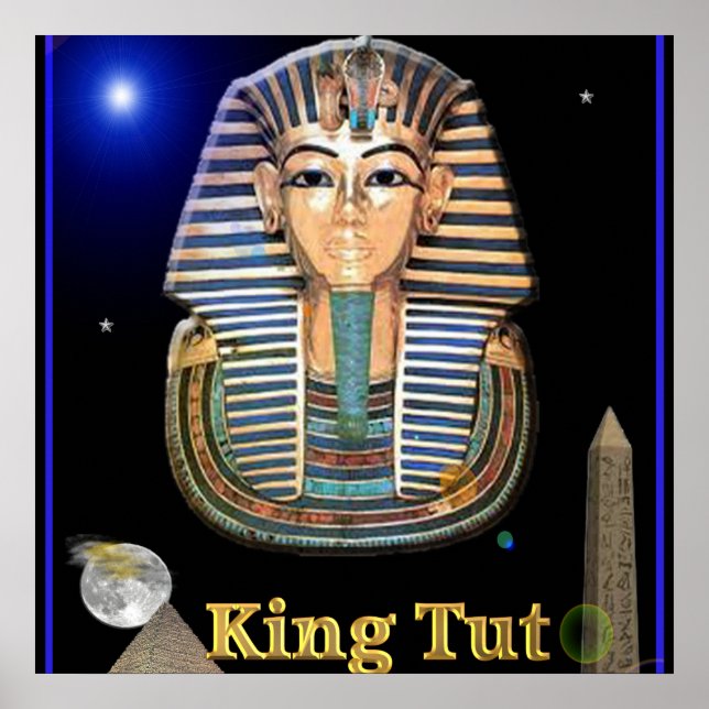 Poster de arte digital King tut (Frente)