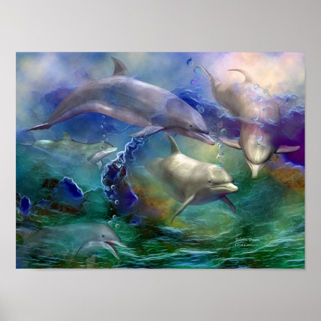 Poster de arte Dolphin Dream/Print (Frente)