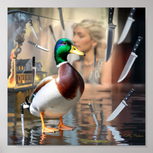 poster de arte "Duck inquebrantable" imprime Pulsa