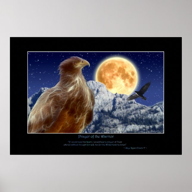Poster de arte EAGLE & RAVEN (Frente)