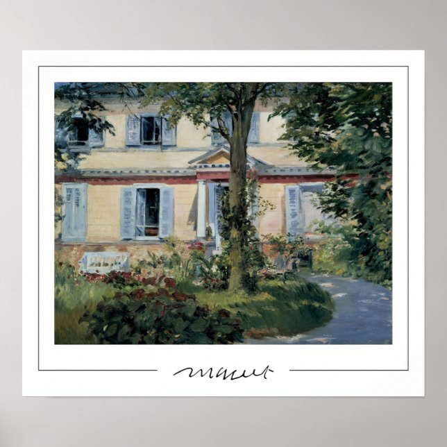 Póster de arte Édouard Manet Zedign #202 (Frente)