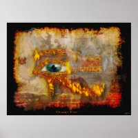 Poster de Arte Egipcio Sagrado Ojo de Horus