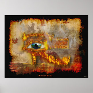 Poster de Arte Egipcio Sagrado Ojo de Horus