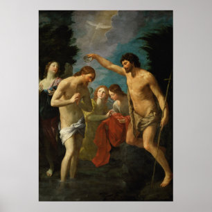 poster de arte "El bautismo de Cristo"