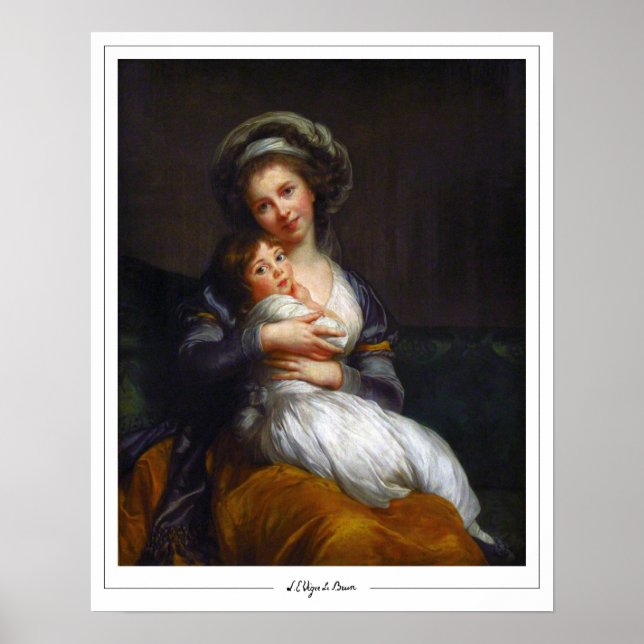 Póster de arte Élisabeth Vigée Le Brun Zedign #19 (Frente)