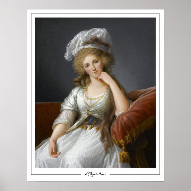 Póster de arte Élisabeth Vigée Le Brun Zedign #282 (Frente)