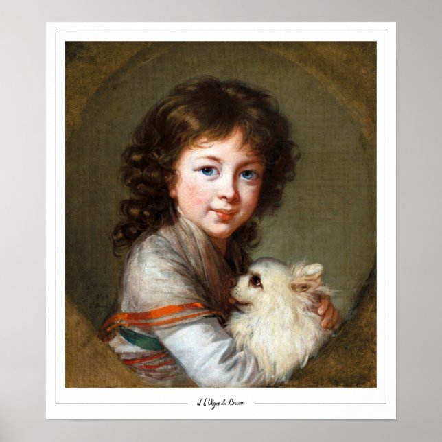 Póster de arte Élisabeth Vigée Le Brun Zedign #33 (Frente)
