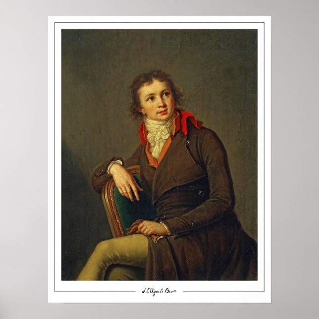 Póster de arte Élisabeth Vigée Le Brun Zedign #70 (Frente)