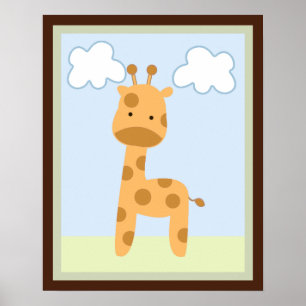 Poster de arte en pared de grafa de la jungla de S