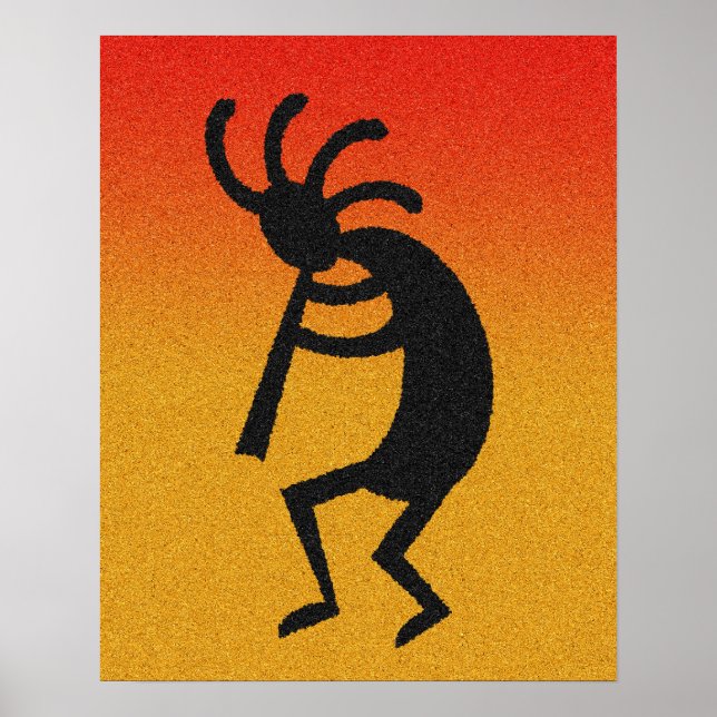 Poster de arte en pared solar del desierto del sur (Frente)