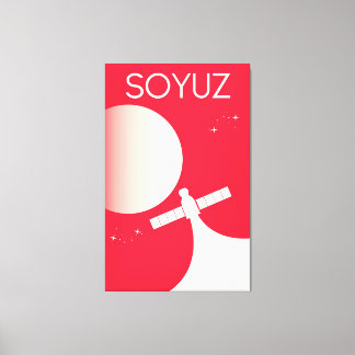 Poster de arte espacial Soyuz