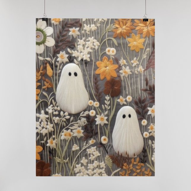 Poster de arte fantasma floral (Subido por el creador)