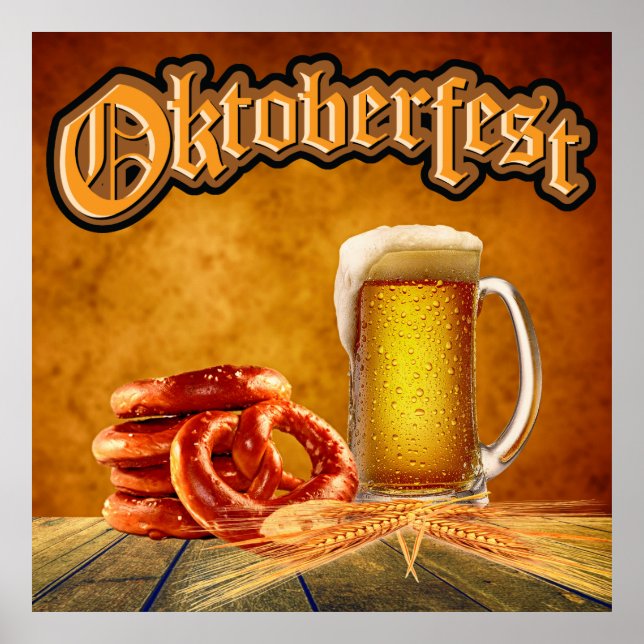 Poster de arte Fiesta de Oktoberfest (Frente)