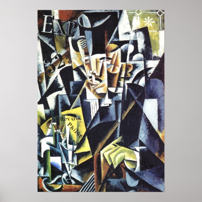 Poster de arte filósofo de Popova (Frente)