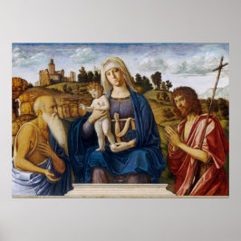 Póster de arte fino de Madonna Niño - Cima da Cone