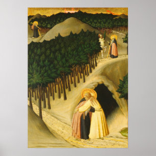 Póster de arte fino de San Antonio - Sano di Pietr