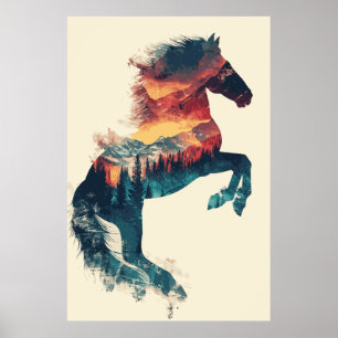 Poster de arte fotográfico de Horse Lover