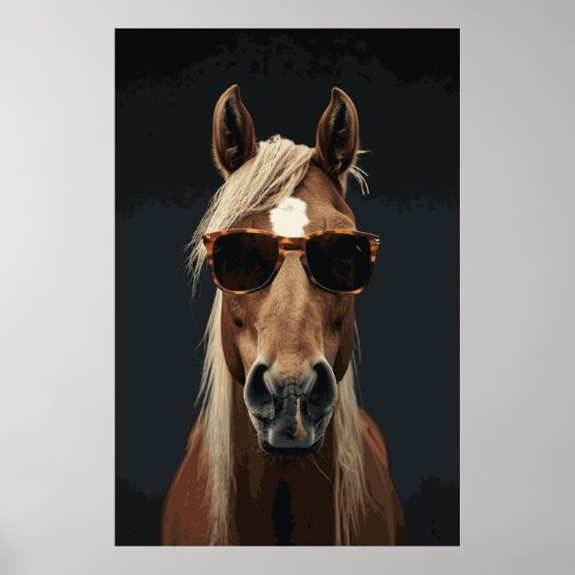 Poster de arte fotográfico Selfie de Horse Lover (Frente)