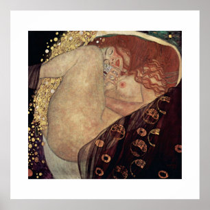 POSTER de ARTE : GUSTAV KLIMT : DANAE 1907-08