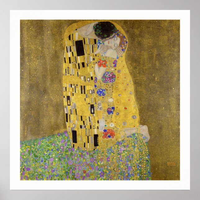 POSTER de ARTE : GUSTAV KLIMT : EL KISS, 1907-08 (Frente)