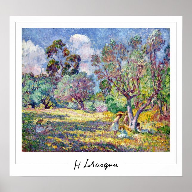 Póster de arte Henri Lebasque Zedign #2-2 (Frente)