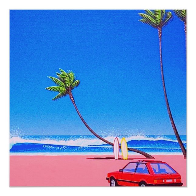 Poster de arte Hiroshi nagai (Anverso)