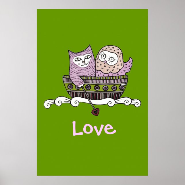 Poster de arte Honey Love (Frente)