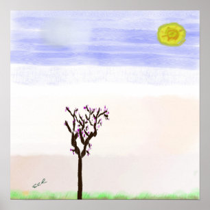Póster de arte impresionista