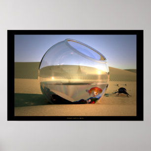POSTER de arte informático en 3D para AMIGOS