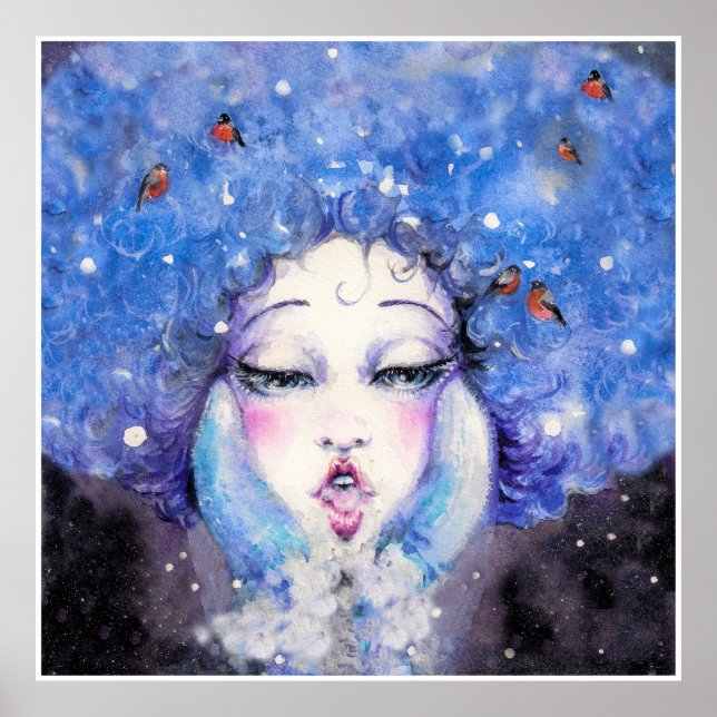 Poster de arte invernal (Frente)