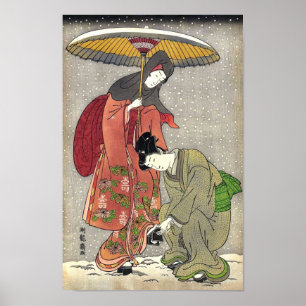 Poster de arte japonés vintage
