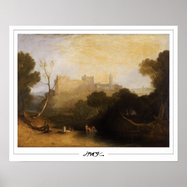 Poster de arte JMW Turner Zedign #10-3 (Frente)