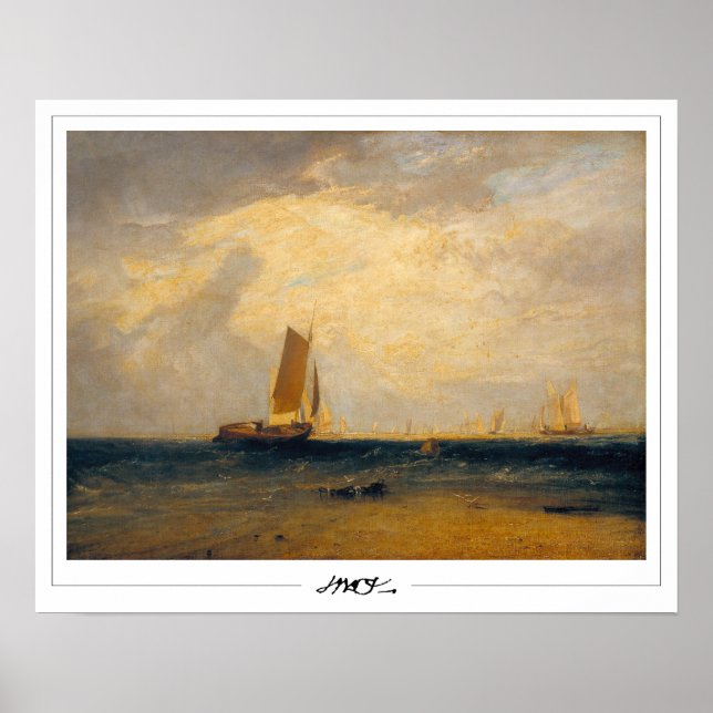 Poster de arte JMW Turner Zedign #13-3 (Frente)