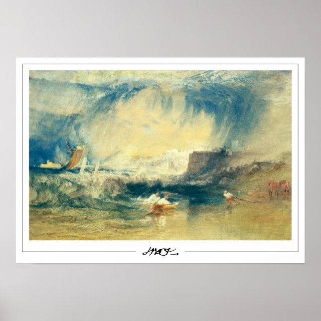 Poster de arte JMW Turner Zedign #141-3 (Frente)