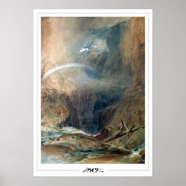 Poster de arte JMW Turner Zedign #1-3 (Frente)