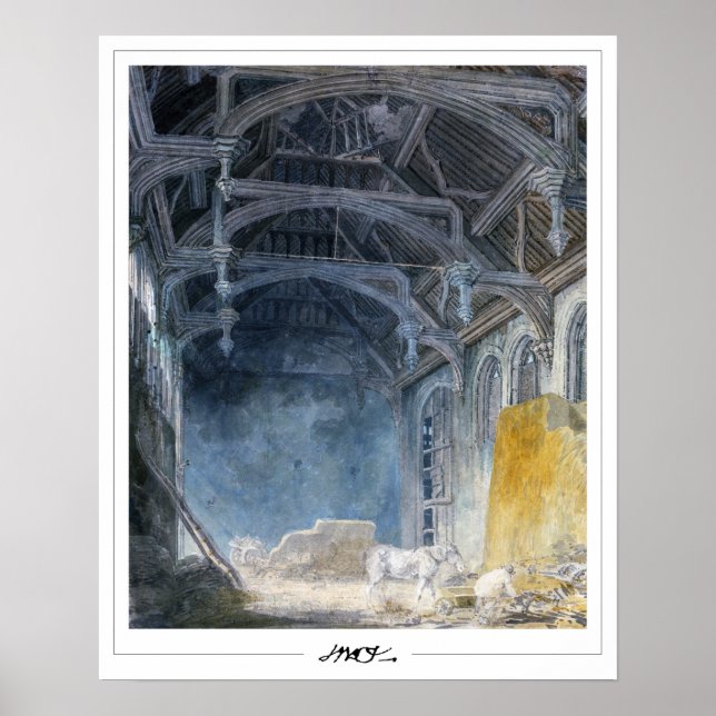 Poster de arte JMW Turner Zedign #2 (Frente)