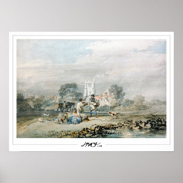 Poster de arte JMW Turner Zedign #408-3 (Frente)
