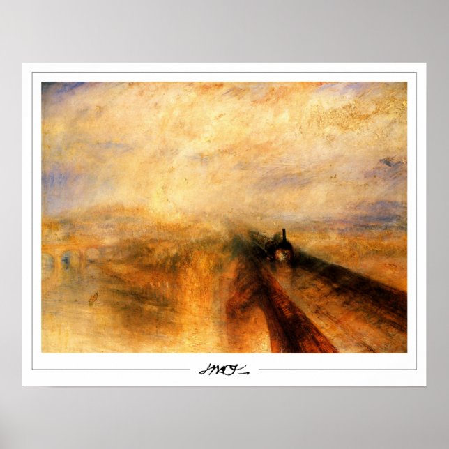 Poster de arte JMW Turner Zedign #469-3 (Frente)