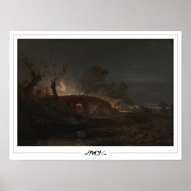 Poster de arte JMW Turner Zedign #5 (Frente)
