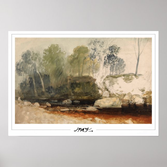 Poster de arte JMW Turner Zedign #520-2 (Frente)