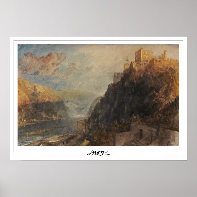 Poster de arte JMW Turner Zedign #7 (Frente)
