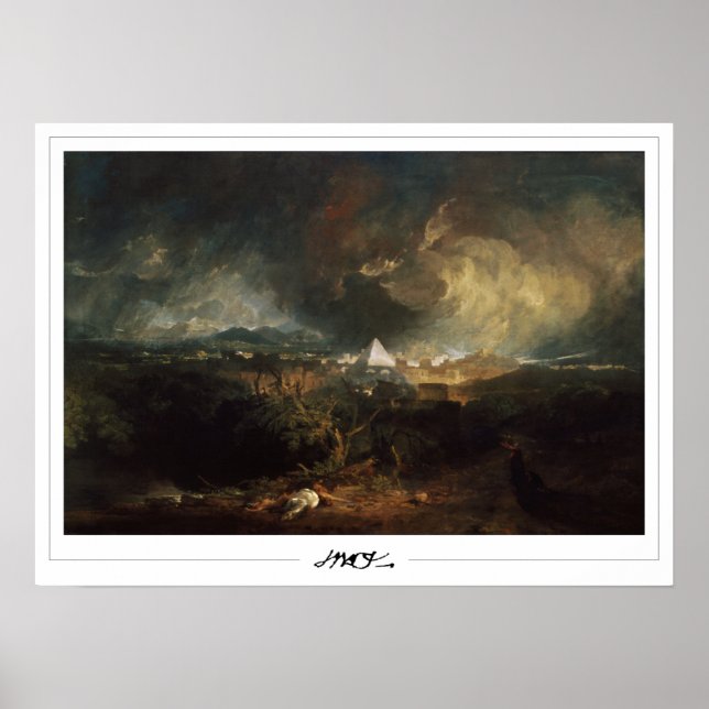 Poster de arte JMW Turner Zedign #7-2 (Frente)