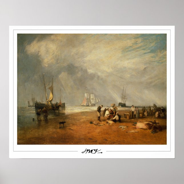 Poster de arte JMW Turner Zedign #9 (Frente)