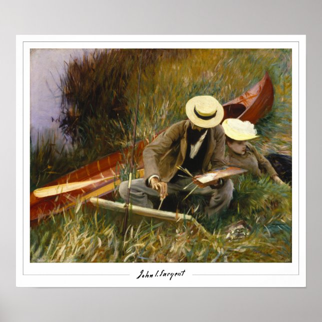 Poster de arte John Singer Sargent Zedign #10-2 (Frente)